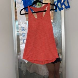 LuluLemon orange / reddish Tank